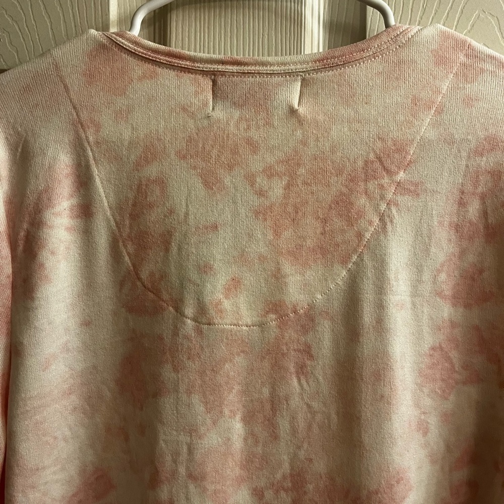KIKIT~PINK MARBLED BLOUSE~NWT~XL - Picture 12 of 13